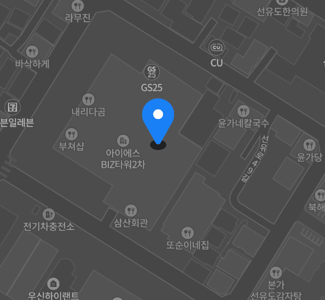 본사 가는 지도