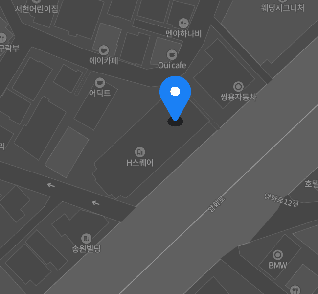 합정사무실 가는 지도